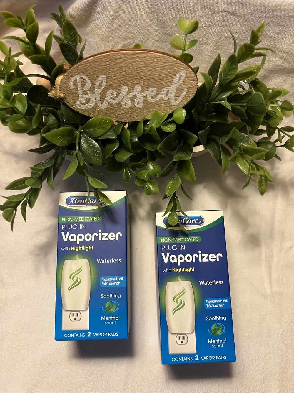 XtraCare Plug-In Vaporizer (2-Pack) - Blue & White